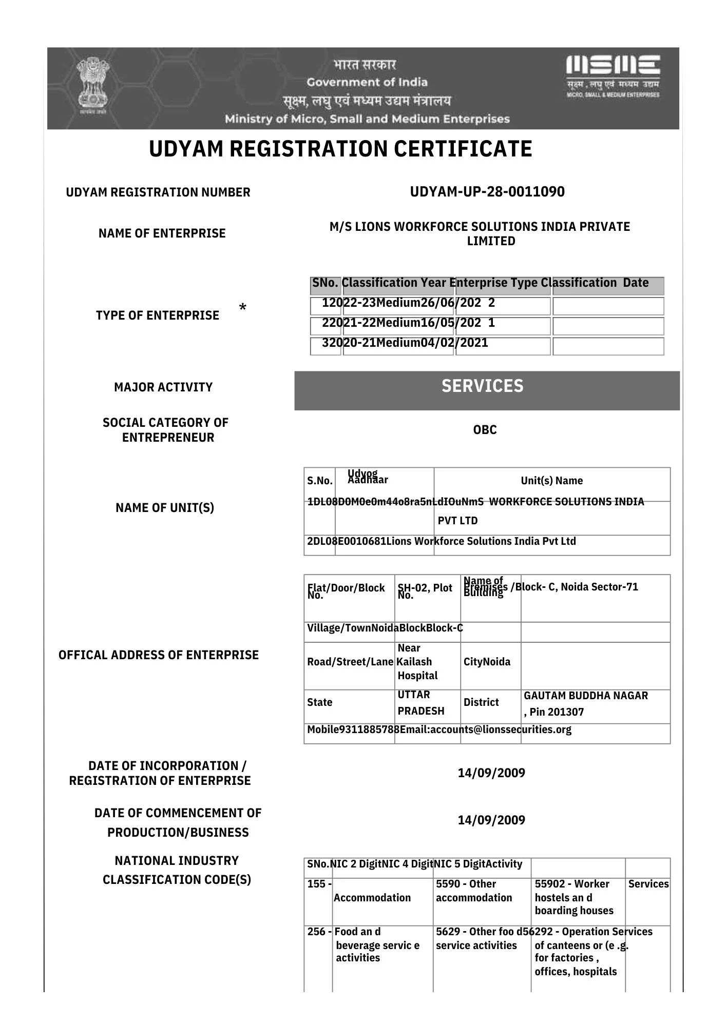 Lions Workforce Solutions Gallery