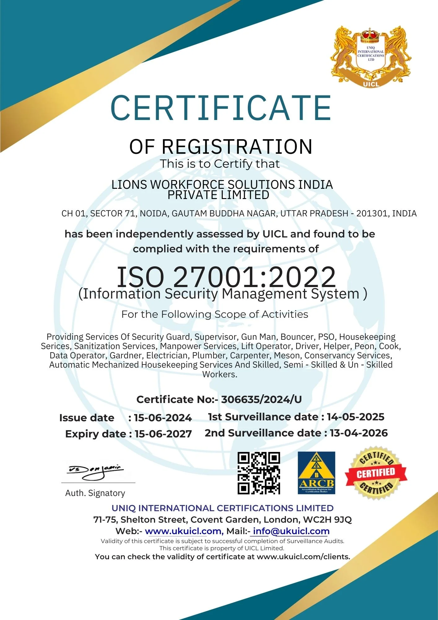 Lions Workforce Solutions Gallery