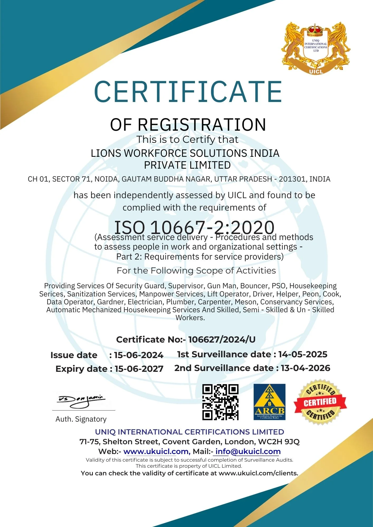 Lions Workforce Solutions Gallery