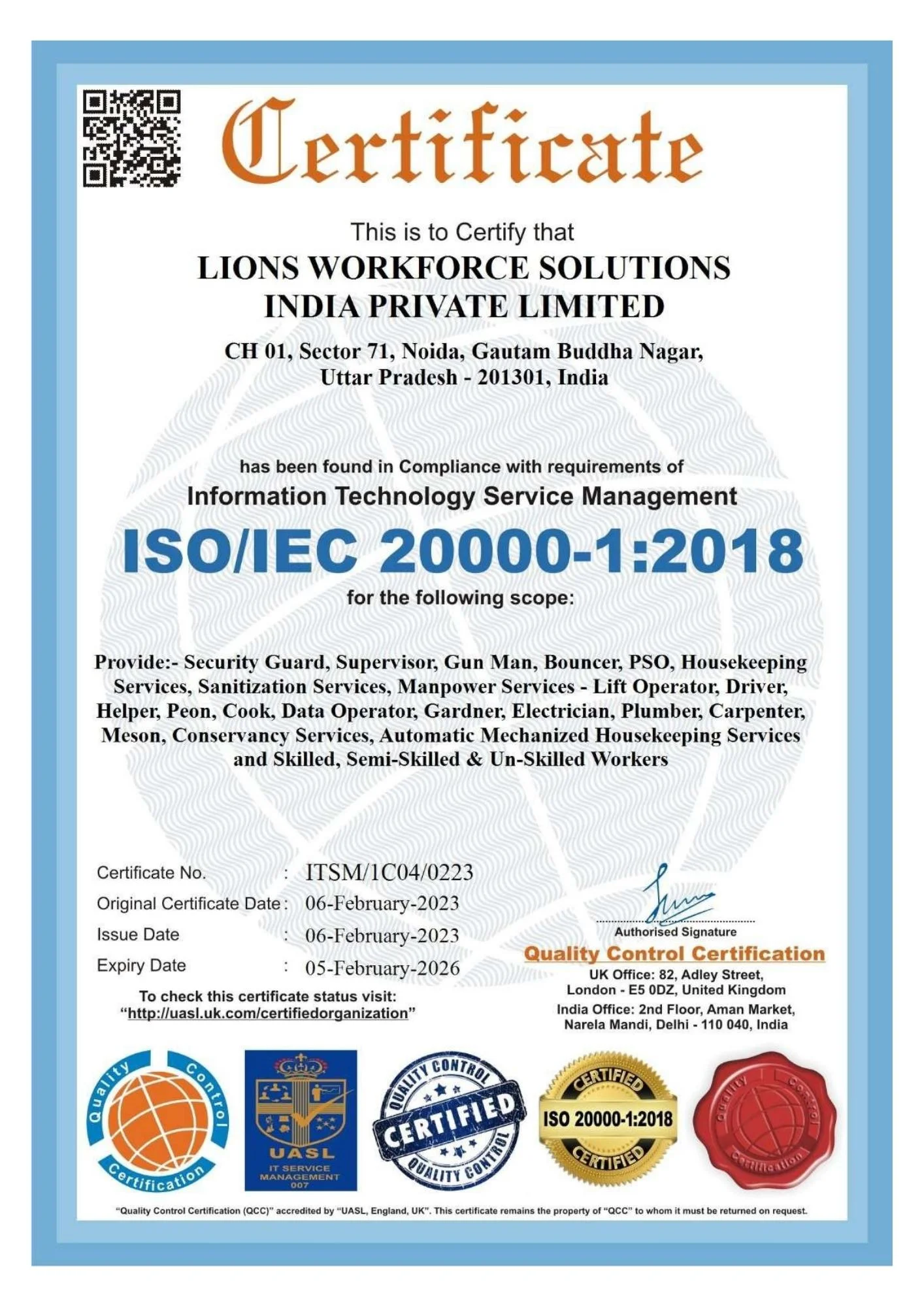 Lions Workforce Solutions Gallery