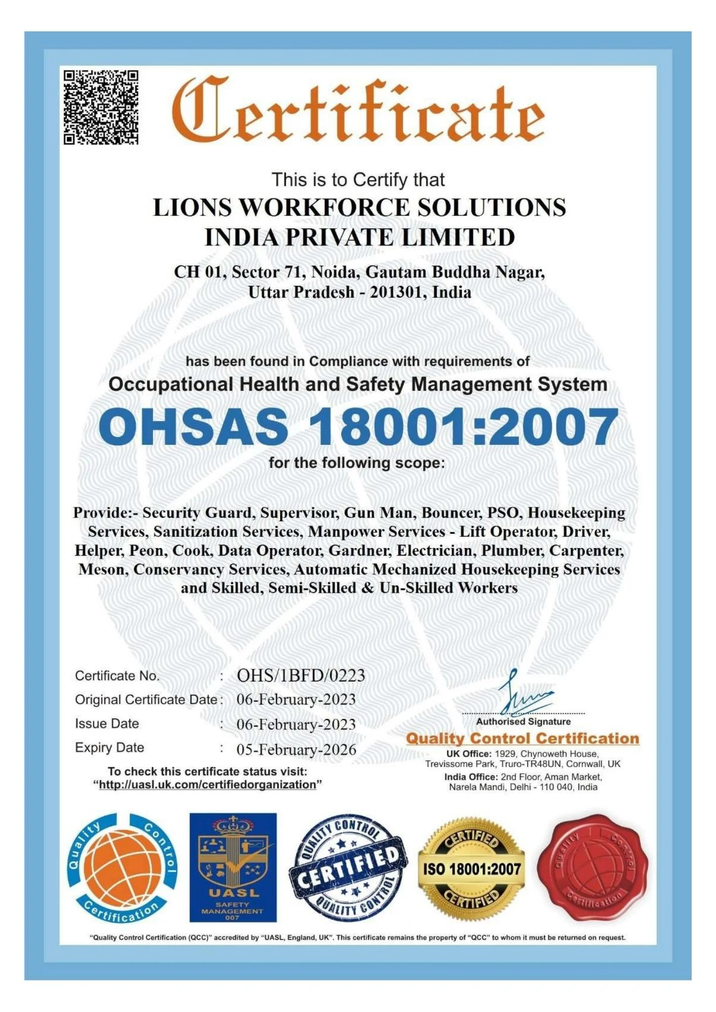 Lions Workforce Solutions Gallery